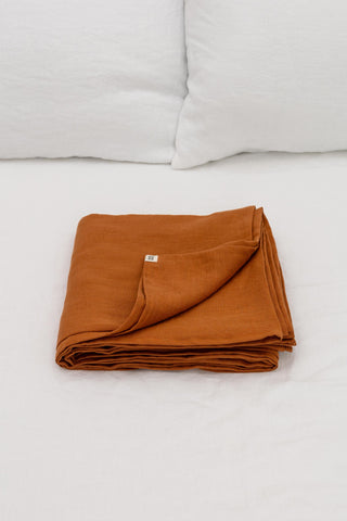 Leinen-Bettlaken, Cinnamon
