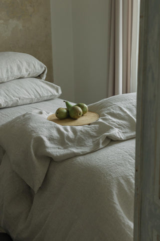Leinen-Bettlaken, Natural Melange