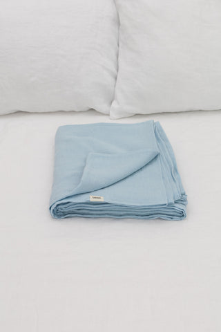 Leinen-Bettlaken, Sky Blue