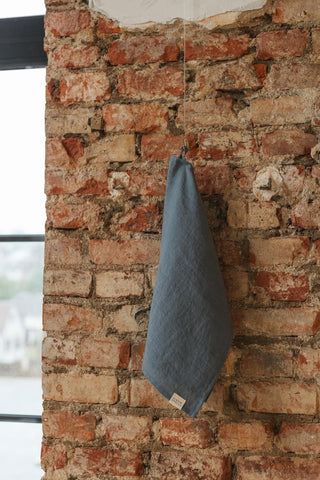 Leinen-Geschirrtuch, Dark Gray