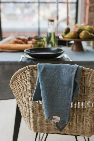 Leinen-Geschirrtuch, Dark Gray