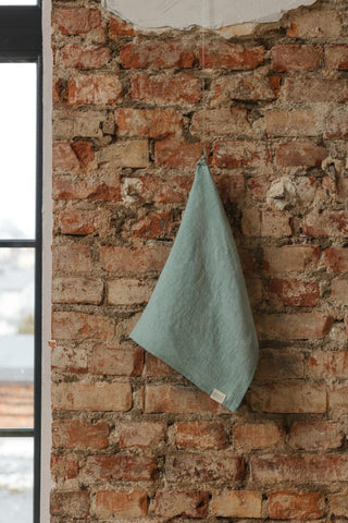 Leinen-Geschirrtuch, Ocean Mint