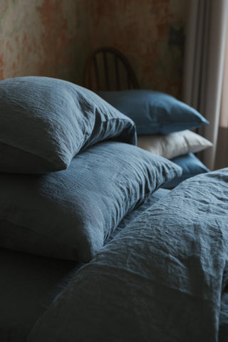Leinen-Kissenbezug, Dark Gray