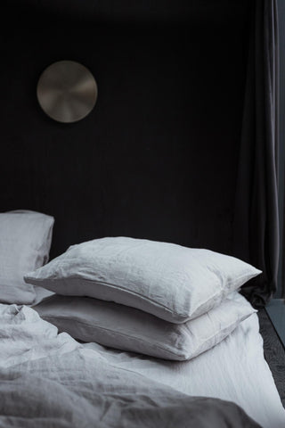 Leinen-Kissenbezug, Light Gray