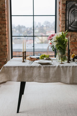 Leinen-Tischdecke, Natural Melange