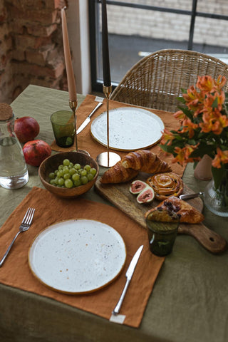 Leinen-Tischset, Cinnamon